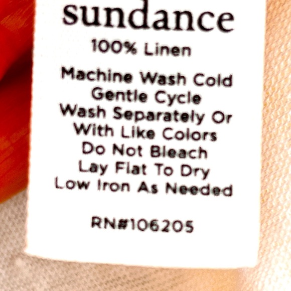 Sundance 100% Linen Open Front Long Sleeve Cardigan Ivory Coastal Lagenlook S/M - Picture 10 of 10